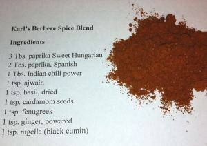 Karl’s Berbere Ethiopian Spice Blend