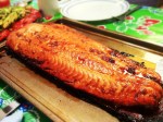Karl’s Salmon Teriyaki BBQ on a Cedar Plank