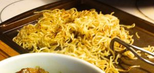 Fluffed Pan Fried Noodles