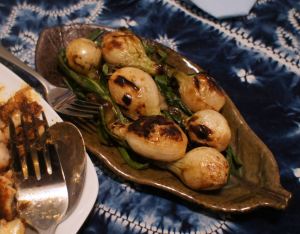 Grilled Mexican Green Onions