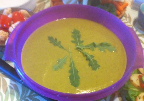 Karl’s Cold Cauliflower and Arugula Soup