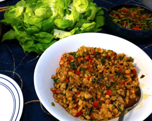 Karl’s Asian Chicken Lettuce Cups