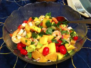 Karl’s Caribbean Shrimp, Avocado and Mango Salad