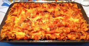 Karl’s Vegetarian Lasagna uncut