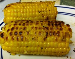 Karl’s Garlic Barbequed Corn