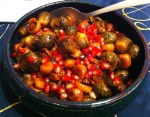 Karl’s Persian Brussels Sprouts with Mushrooms