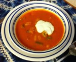 Karl’s Sweet Pepper and Fennel Soup with Italian Sausage Meat Balls II