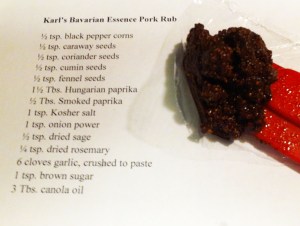 Karl’s Bavarian Essence Pork Rub