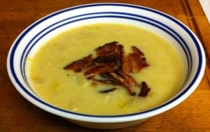 Karl’s Scallop Soup with Bacon