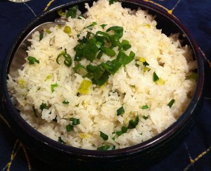 Karl’s Scallion Rice