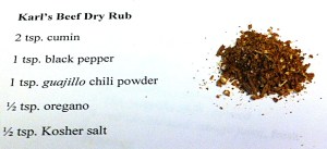 Karl’s Beef Dry Rub