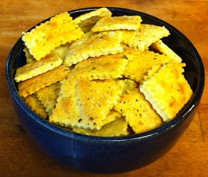 Karl’s Rosemary Parmesan Crackers