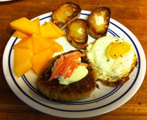 Karl's Crab Cake Breakfast