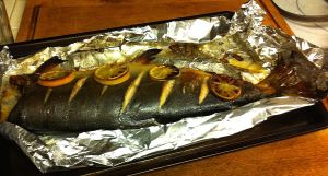 Karl’s Baked Salmon with Lemon and Thyme