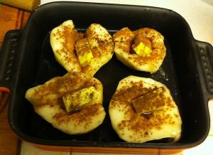 Karl’s Roasted Pears, ready for the oven