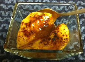 Karl’s Roasted Pears with Caramel Sauce