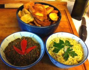 Karl’s Two Tapenade & Mini-Fry Bread