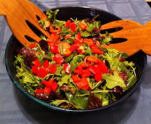 Karl’s Mesclun Salad with Lightly Pickled Vegetables