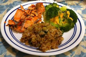 Karl’s Green Onion and Apple Rice