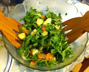 Karl’s Heart of Palm, Mandarin Orange, and Arugula Salad