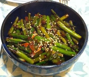Karl’s Sesame Asparagus Stir Fry