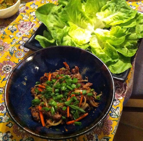 Karl’s Beef Bulgogi with Lettuce Wraps