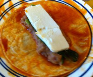 Karl’s Poblano and Bean Enchiladas assembly 3