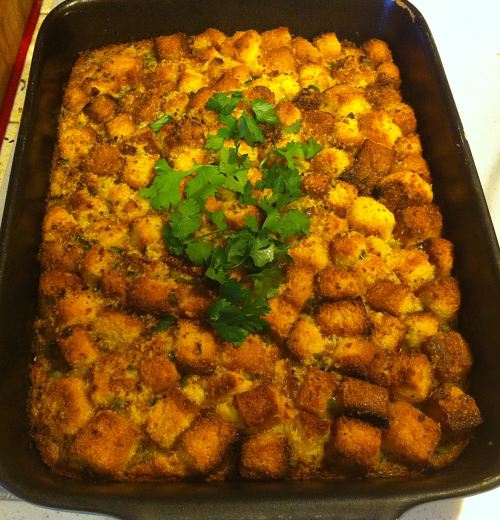 Karl’s Jalapeño Cornbread Pudding