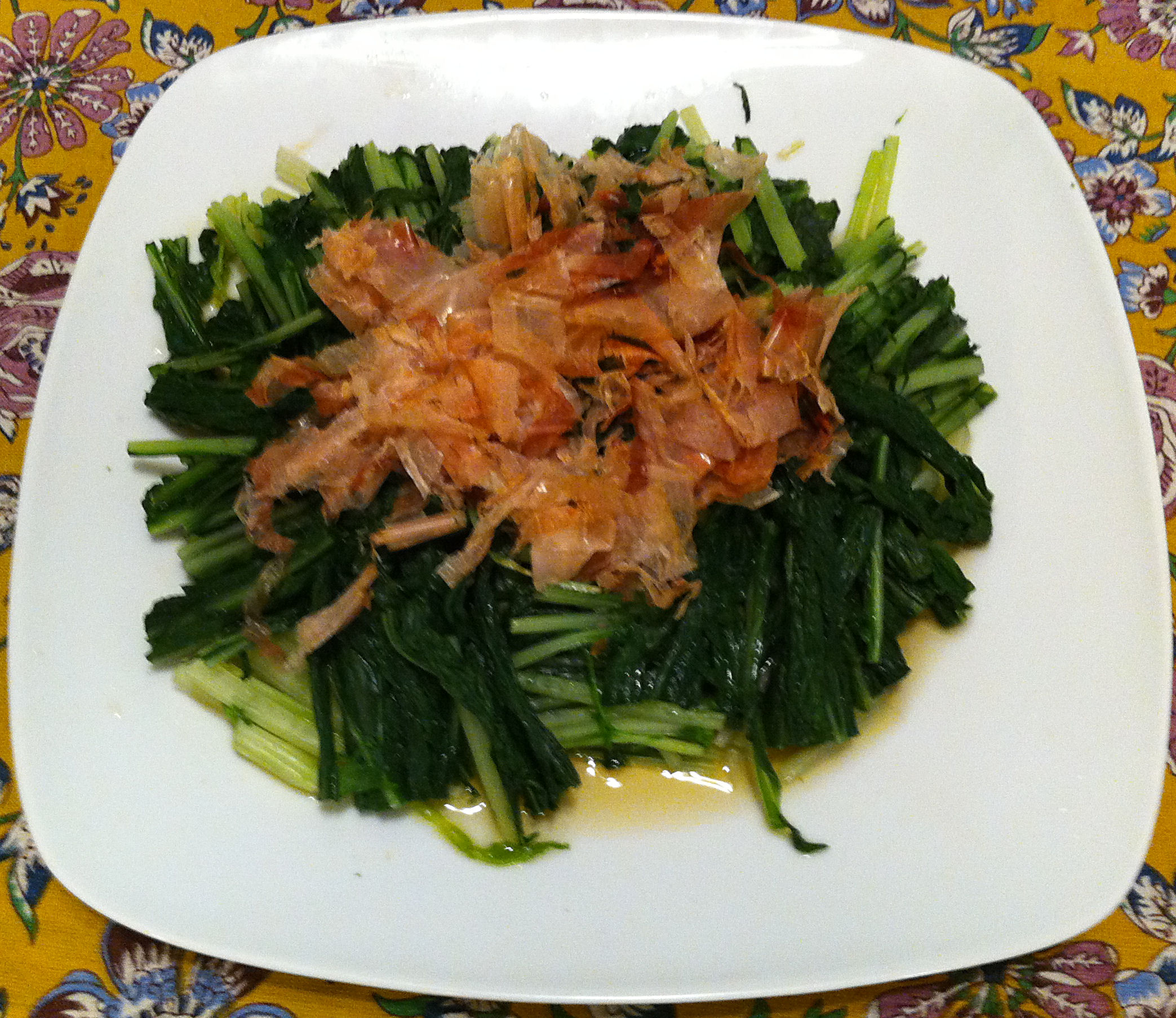 Karl’s Mizuna no Ohitashi | Jabberwocky Stew