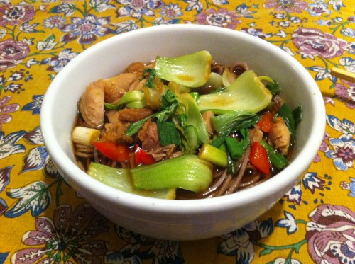 Karl’s Chicken with Buckwheat Noodles