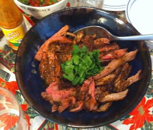 Karl’s Christmas Tri-tip Taco filling