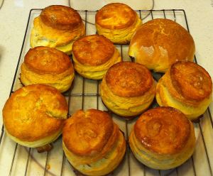 Cooling the biscuits