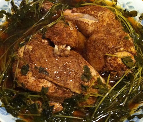 Karl’s Chinese Five Spiced Steamed Chicken