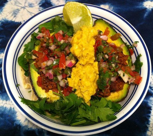 Karl's Taco Stuffed Avocados