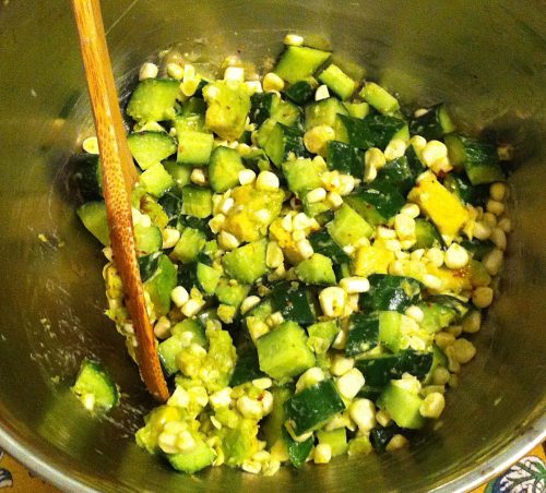 Miriam's Avocado, Corn and Cucumber Salad