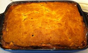 Karl’s Peach Pie Cobbler