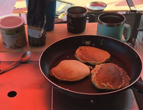 Karl’s Blueberry Pancakes for Burning Man