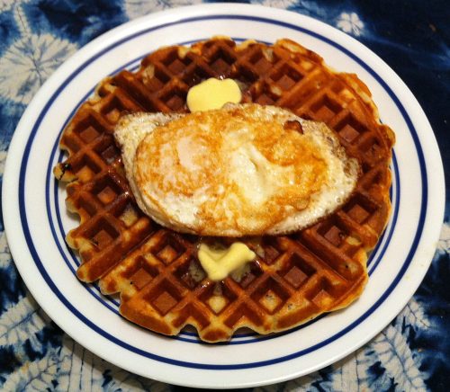 Karl’s Cranberry Pecan Waffles
