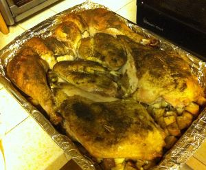 Karl’s Deconstructed Stuffed Turkey without Onions