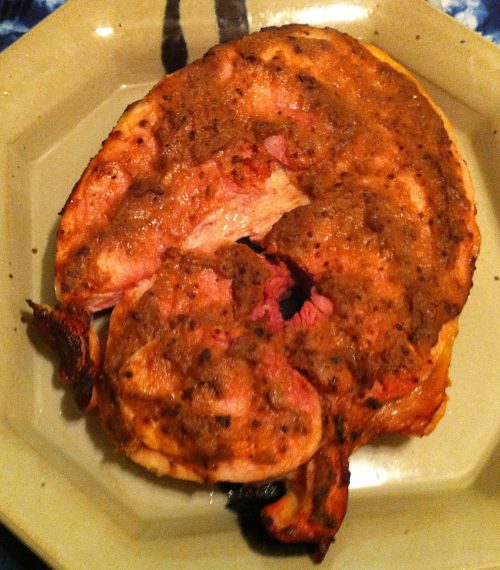 Karl’s Ham Steak with Apple Butter Clove Glaze