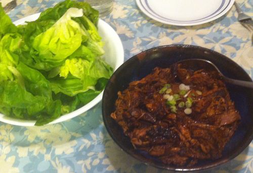 Karl’s Coca-Cola Pulled Pork Lettuce Cups
