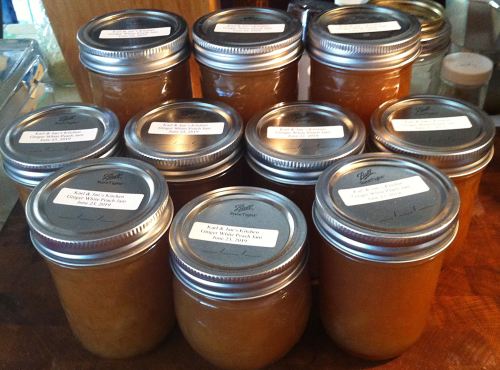 Karl’s Ginger White Peach Jam II