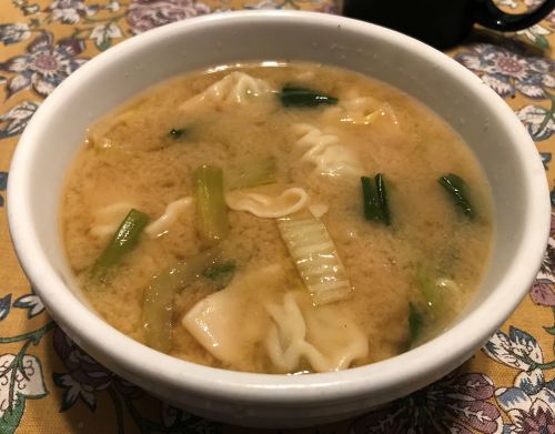 Karl’s Weeknight Chicken Wonton Asian Fusion Soup