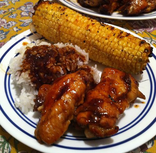 Karl’s White Peach Teriyaki Chicken Wings