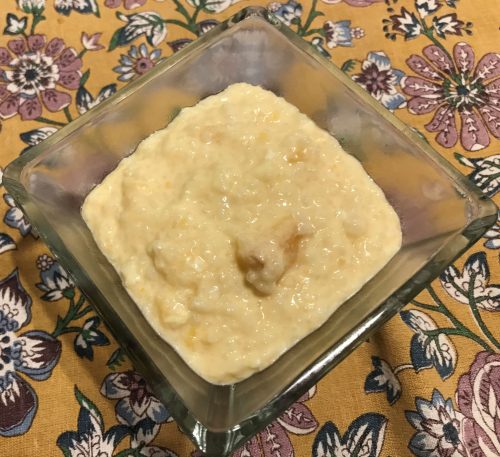 Karl’s Mango Rice Pudding