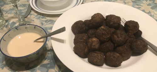 Karl’s Palestinian Kofta with Sesame Sauce