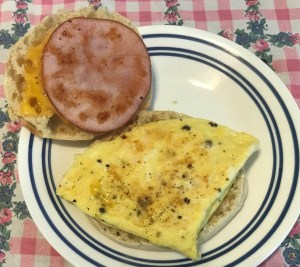 Assembling Karl’s Egg McDad’s Muffin